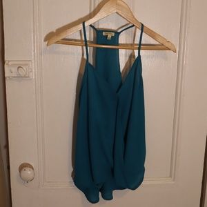 Flowy teal tank